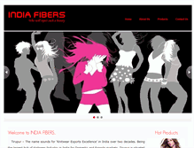 Tablet Screenshot of indiafibers.com
